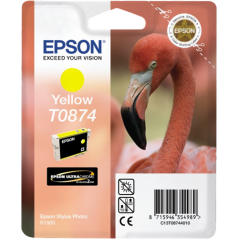 Epson T0874 Cartouche Jaune Originale 