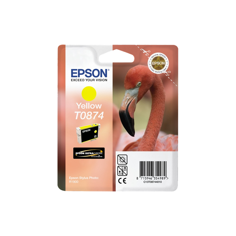 Epson T0874 Cartouche Jaune Originale