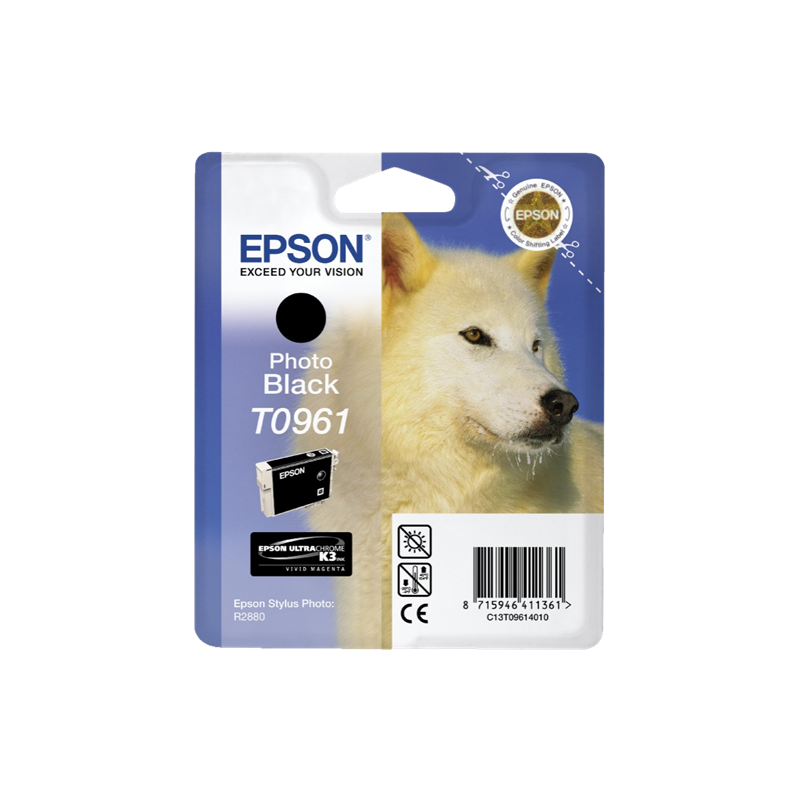 Epson T0961 Cartouche Noir photo Originale
