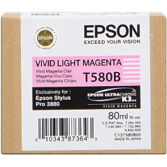 Epson T580B Cartouche Magenta clair Originale 