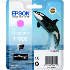 Epson T7606 Cartouche Magenta clair Originale 