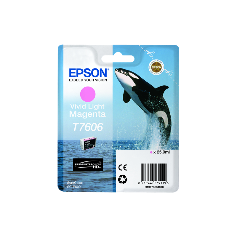 Epson T7606 Cartouche Magenta clair Originale