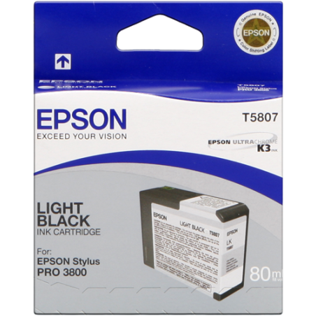 Epson T5807 Cartouche Noir Originale 