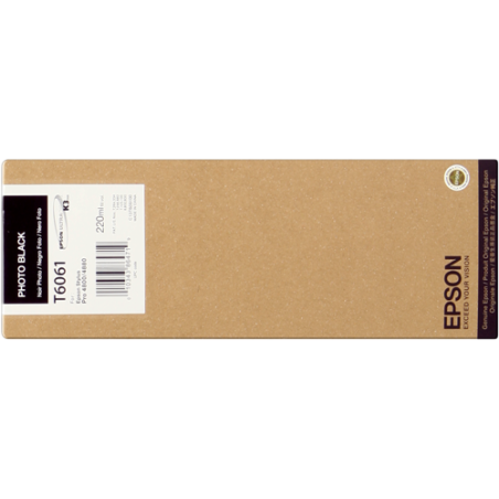 Epson T6061 Cartouche Noir Originale 