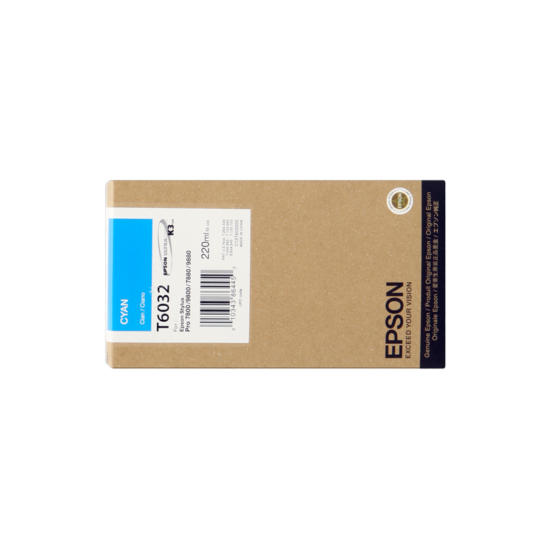 Epson T6032 Cartouche Cyan Originale