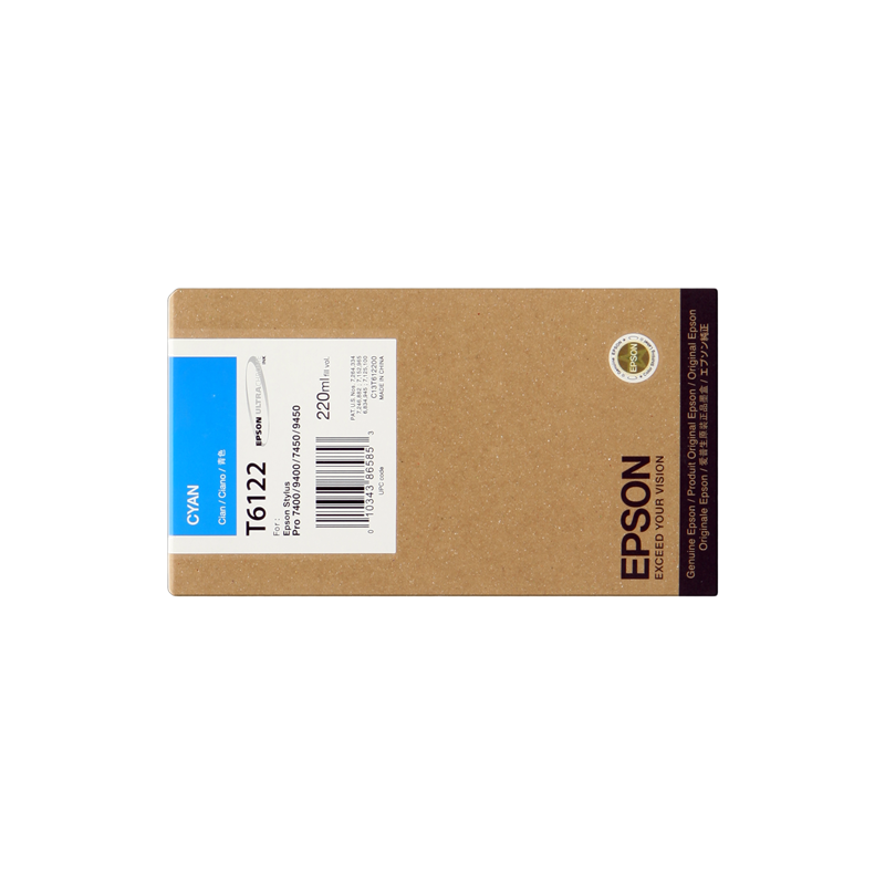 Epson T6122 Cartouche Cyan Originale