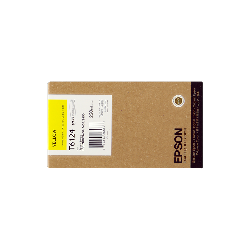 Epson T6124 Cartouche Jaune Originale