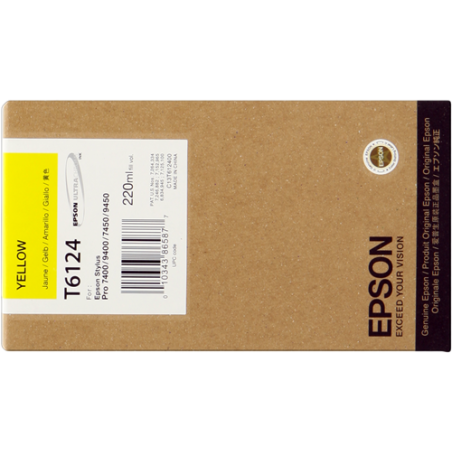 Epson T6124 Cartouche Jaune Originale 