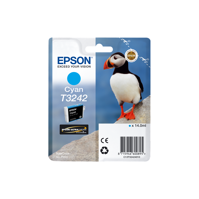 Epson T3242 Cartouche Cyan Originale