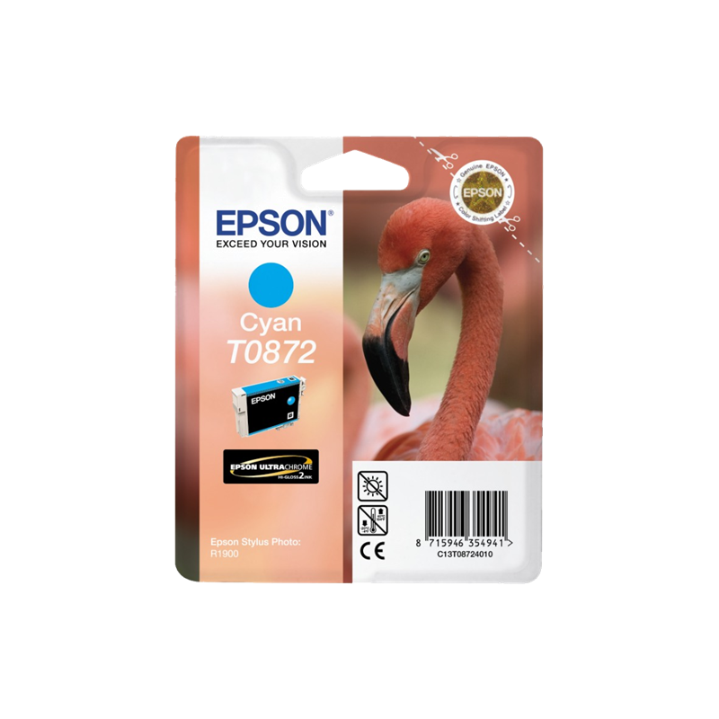 Epson T0872 Cartouche Cyan Originale