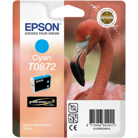 Epson T0872 Cartouche Cyan Originale 