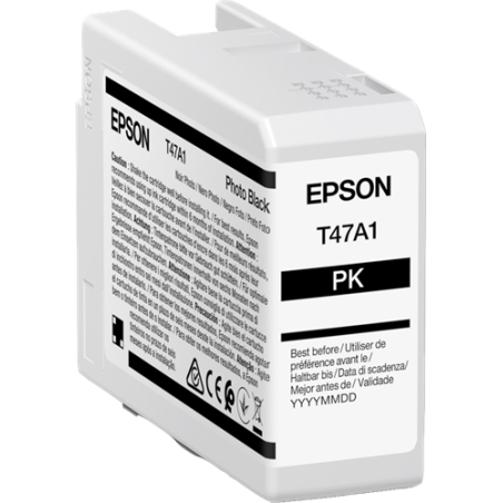 Epson T47A1 Cartouche Noir photo Originale 