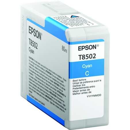 Epson T8502 Cartouche Cyan Originale 