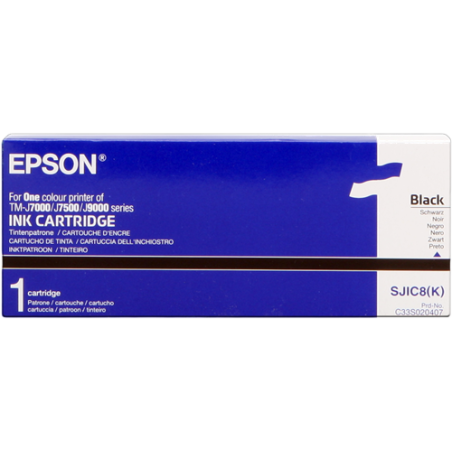 Epson SJIC8 Cartouche Noir Originale 
