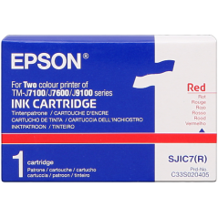 Epson SJIC7-R Cartouche Rouge Originale 