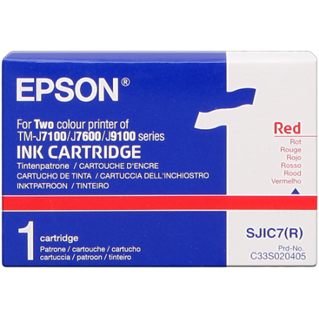 Epson SJIC7-R Cartouche Rouge Originale 