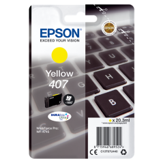 Epson 407 Cartouche Jaune Originale 