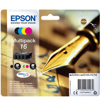 Epson 16 Multipack 4 Couleurs Original 