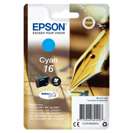 Epson 16 Cartouche Cyan Originale 