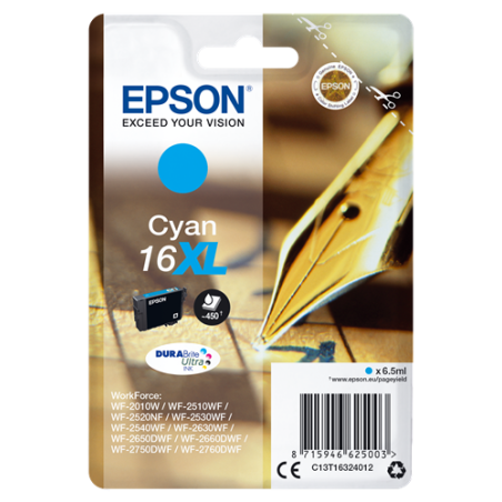 Epson 16XL Cartouche Cyan Originale 