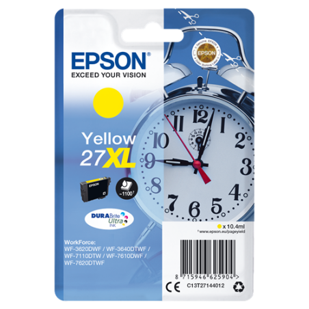 Epson 27XL Cartouche Jaune Originale 