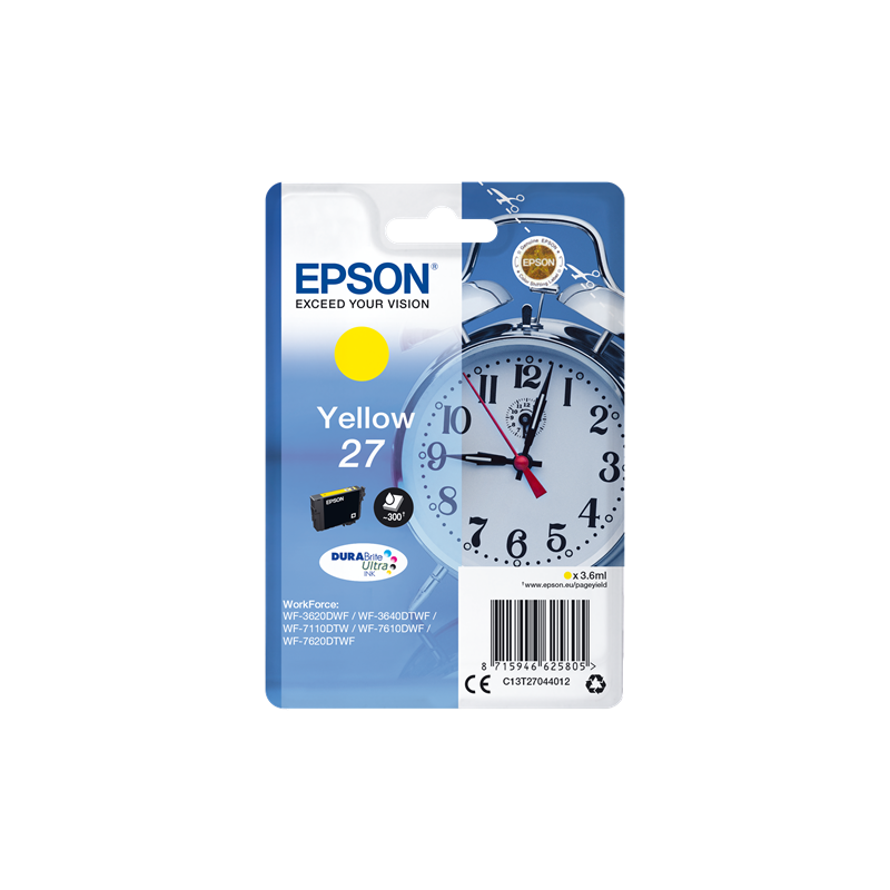 Epson 27 Cartouche Jaune Originale