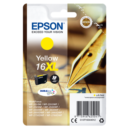 Epson 16XL Cartouche Jaune Originale 