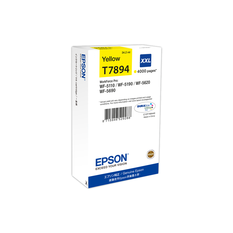 Epson T7894 Cartouche Jaune Originale