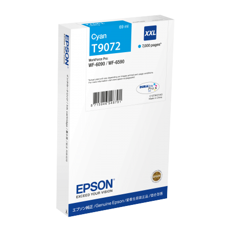 Epson T9072 Cartouche Cyan Originale 