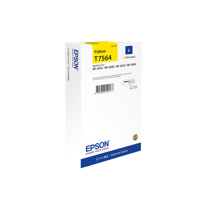 Epson T7564 Cartouche Jaune Originale
