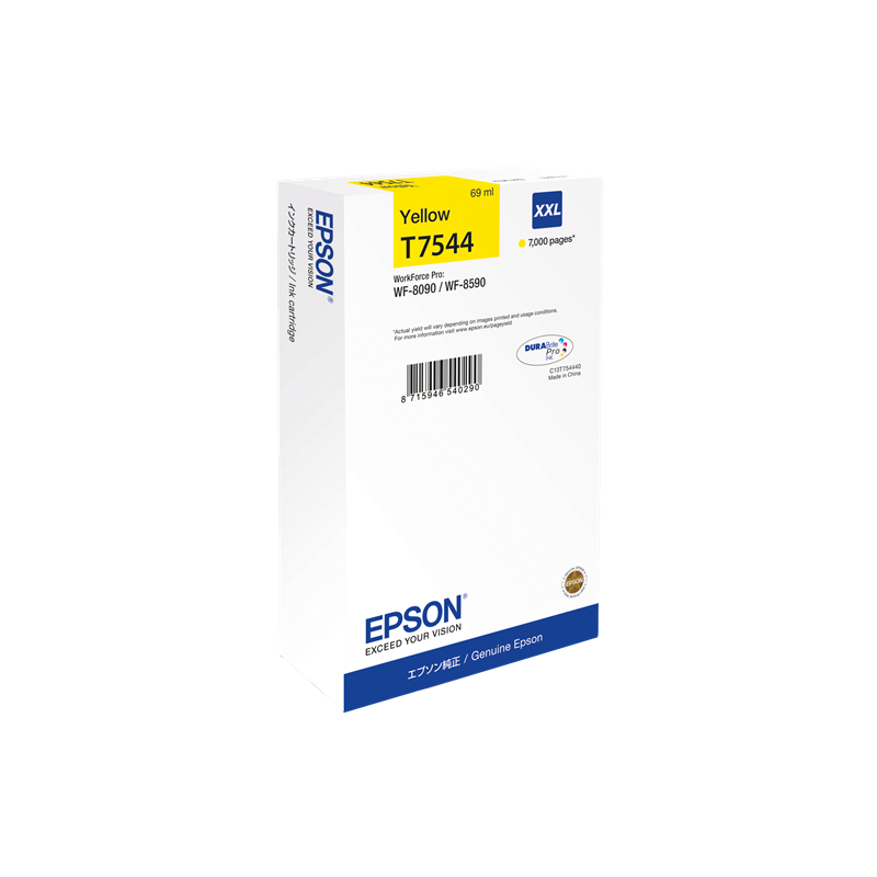 Epson T7544 XXL Cartouche Jaune Originale