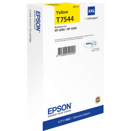 Epson T7544 XXL Cartouche Jaune Originale 