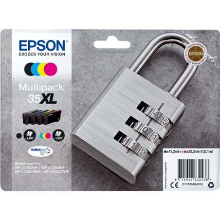 Epson 35XL Multipack 4 Couleurs Original 