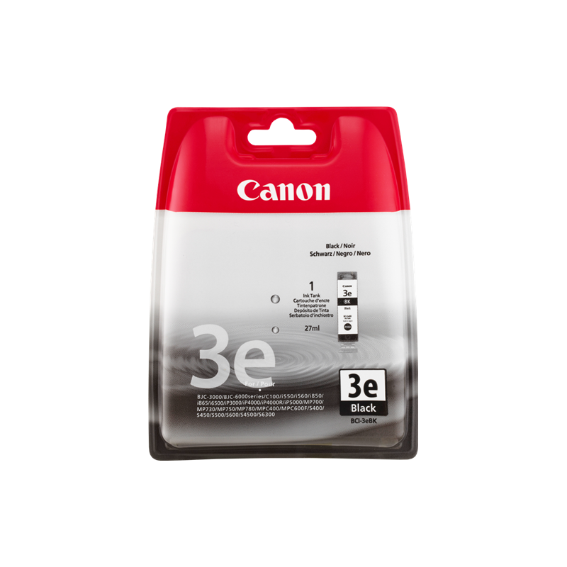 Canon BCI-3eBK Cartouche Noir Originale