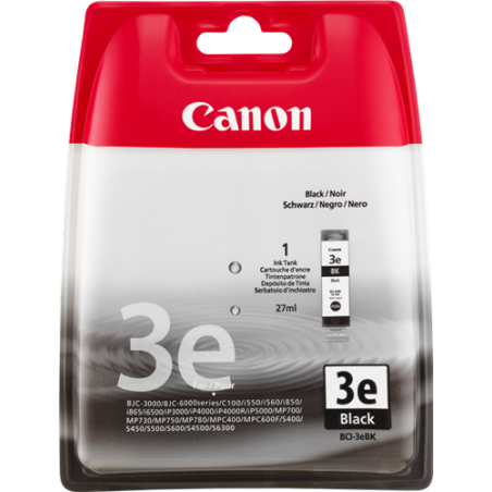 Canon BCI-3ebk Cartouche Noir Originale 