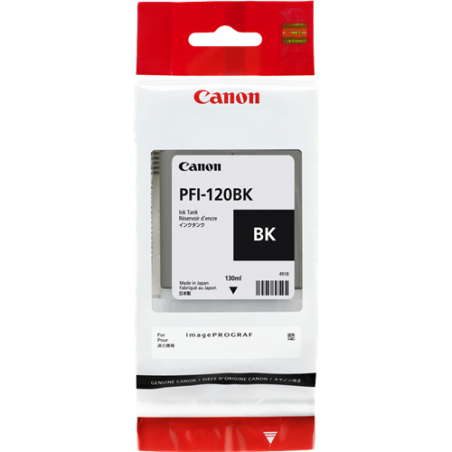 Canon PFI-120bk Cartouche Noir Originale 