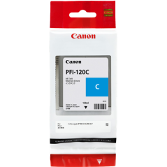 Canon PFI-120c Cartouche Cyan Originale 