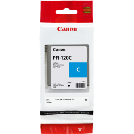 Canon PFI-120c Cartouche Cyan Originale 
