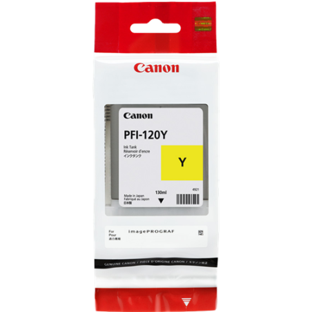 Canon PFI-120y Cartouche Jaune Originale 