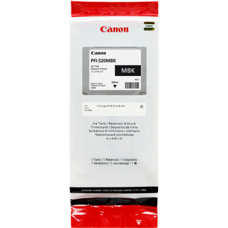 Canon PFI-320mbk Cartouche Noir mat Originale 