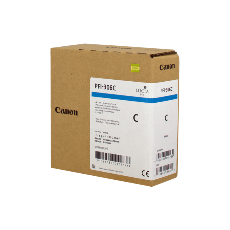 Canon PFI-306c Cartouche Cyan Originale