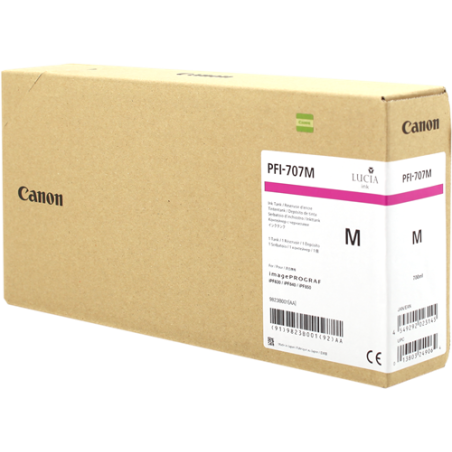Canon PFI-707m Cartouche Magenta Originale 