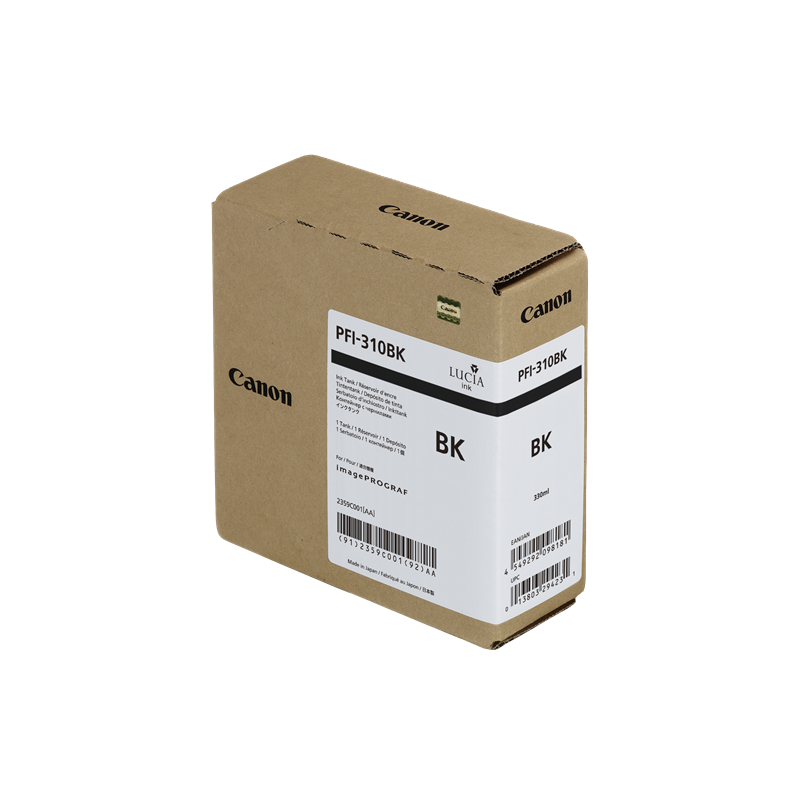 Canon PFI-310bk Cartouche Noir Originale