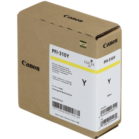 Canon PFI-310y Cartouche Jaune Originale 