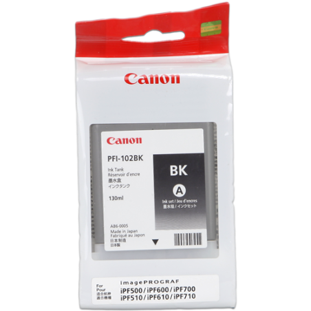 Canon PFI-102bk Cartouche Noir Originale 