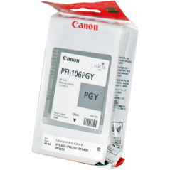 Canon PFI-106pgy Cartouche Gris Originale 
