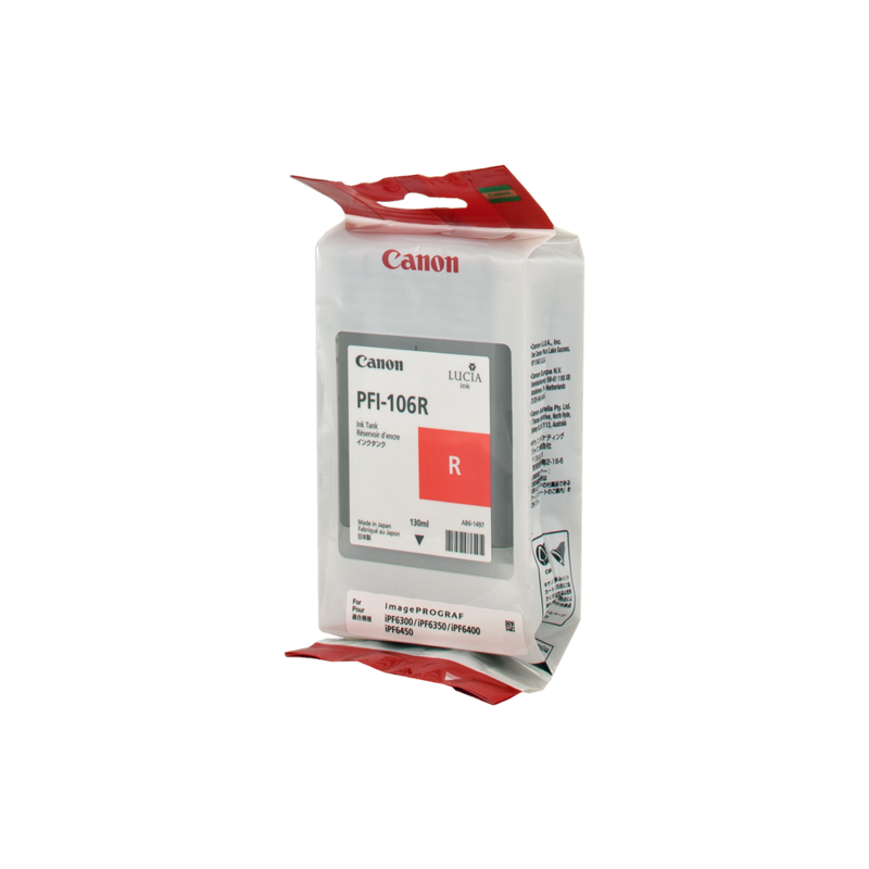 Canon PFI-106r Cartouche Rouge Originale