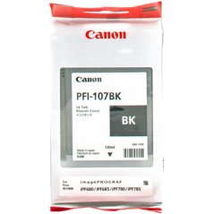 Canon PFI-107bk Cartouche Noir Originale 
