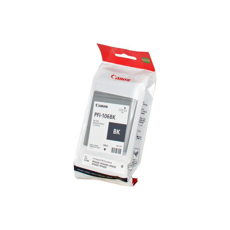 Canon PFI-106bk Cartouche Noir Originale