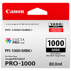 Canon PFI-1000mbk Cartouche Noir mat Originale 